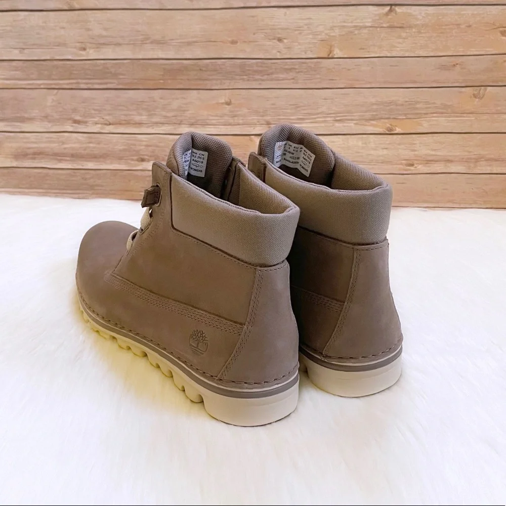 Timberland Women’s Brookton 6” Convenience Taupe Boots - Picture 3 of 7